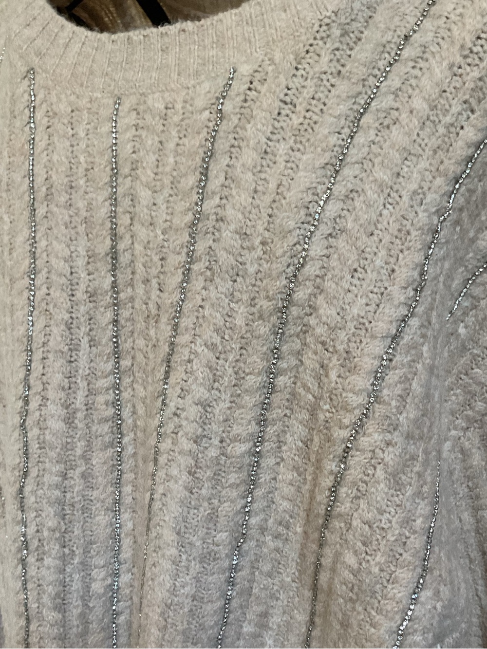 Nine West chain sweater, Large - Picture 2 of 6